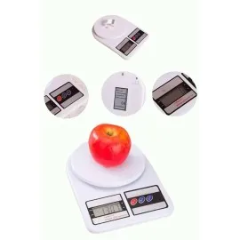 Mutfak Tartısı Dijital Göstergeli Hassas Tartı 10 Kg Kapasiteli