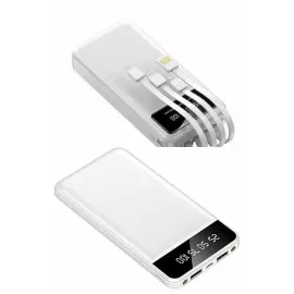 Powerbank Şarj Cihazı 4 Çıkışlı 20.000 Mah Powerbank Kompakt Yüksek Kapasiteli Hızlı Şarj