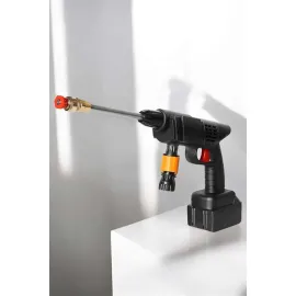 Bahçe ve Araba Yıkama Tabancası Su Basınçlı Hazneli Bataryalı Oto Yıkama