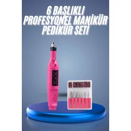 Profesyonel Manikür Pedikür Seti Törpü Makinesi Protez Tırnak Çıkarma
