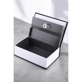 Büyük Boy Anahtarlı Kitap Görünümlü Gizli Kasa Çelik Kasa Altın Kasası