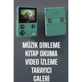 3.5 İnç Ekran 1000 Oyunlu Oyun Konsolu El Atarisi Miüzik Dinleme Ve Kitap Okuma