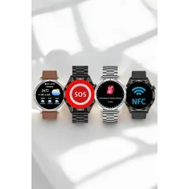 Akıllı Saat Bildirim Görme Sesli Görüşme Çoklu Kordon Gps Takibi