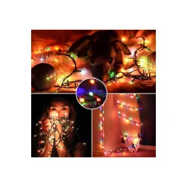 5 Metre Ampul LED Işık Renkli RGB Çok Renkli Led Aydınlatma