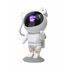 Gece Lambası Astronot Bluetooth Hoparlörlü Galaksi Işık Projektörü