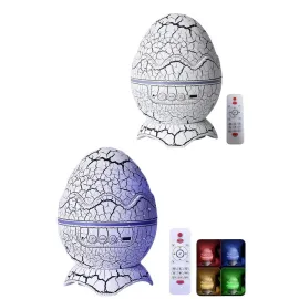 Bluetooth Hoparlör Dinozor Yumurtası Gece Masa Lambası Projektör