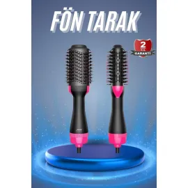 Saç Kurutma Makinesi Saç Düzleştirici Fön Tarak Isı Ayarlı Sıkı Dişli