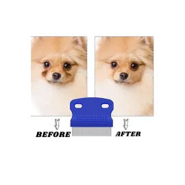 Kedi Köpek Tüy Bit Pire Toplayıcı Toplama Temizleme Tarağı Tarak Seti 4'lü Set