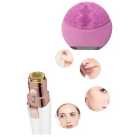 Kulak Burun Ve Yüz Epilasyon Aleti Ve Yüz Masaj Aleti İkili Cilt Bakım Seti