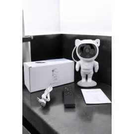 Astronot Görünümlü Projeksiyon Speaker Taşınabilir