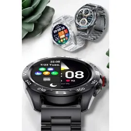 Akıllı Saat Sağlık Ve Fitness Takibi Bluetooth Bağlantılı Dokunmatik Ekran