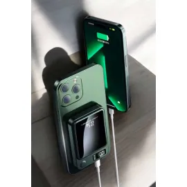 Pratik ve Taşınabilir 10.000 mAh Wireless Powerbank Hızlı Şarj Avantajı