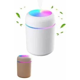 Humidifier Led Işıklı Mini Ortam Oda Kokusu Aromaterapi Buhardanlık