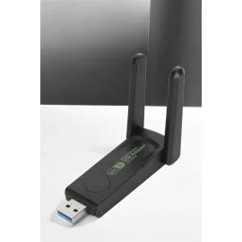 Wifi Alıcı Wifi Adaptörü Usb Girişli 3.0