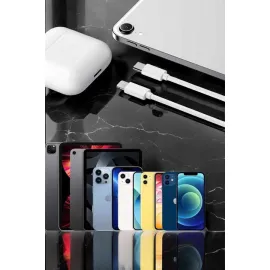 Iphone Uyumlu İOS Uyumlu Lightning Hızlı Şarj Tye C Lightning Şarj Kablosu