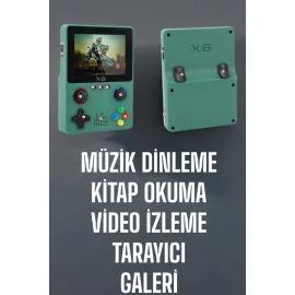 3.5 İnç Ekran 1000 Oyunlu Oyun Konsolu El Atarisi Miüzik Dinleme ve Kitap Okuma