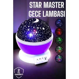 Çocuklara Özel Yıldızlı Gece Lambası