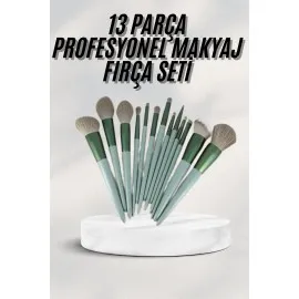 Dayanıklı Makyaj Fırçası Seti 13 Parça Yumuşak Kıllı Fırçalar Allık Fondöten Far Fırçası