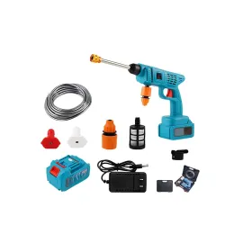 Şarjlı Oto Yıkama, Bahçe Sulama Tabancası Makinesi Yüksek Basınçlı