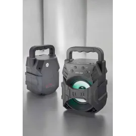Taşınabilir Bluetooth Hoparlör Led Işıklı Uzun Pil Ömrü