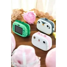 Çocuklar İçin Özel Fotoğraf Makinesi Printer Kamera Taşınabilir Hd