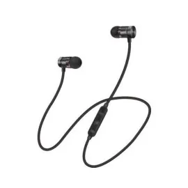 Sports Mıknatıslı Siyah Bluetooth Kulaklık Kablolu Uzun Pil Ömrü