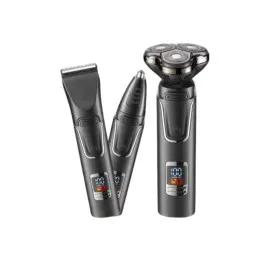 Dijital Göstergeli 3 Başlıklı Tıraş Makinesi Islak Kuru Lazer Öncesi Günlük