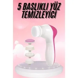 5 Başlıklı Titreşimli Cilt Temizleme Seti Canlandırıcı Ve Onarıcı