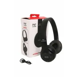 Wireless 5.0 Bluetooth Kablosuz Kulaklık ANC Özellikli Kulak Üstü Ayarlanabilir