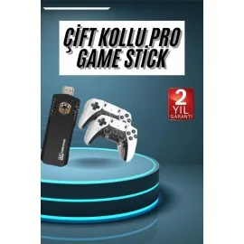 4K Kablosuz Çift Kol Retro Oyunlar 20000 Oyunlu Atari