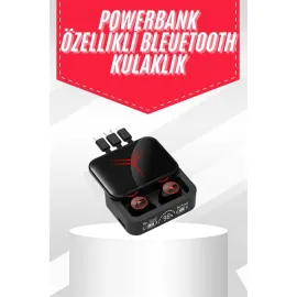 Tws Powerbank Kutulu Dijital Göstergeli Bluetooth Kulaklık Kablosuz Kulakiçi Kulaklık