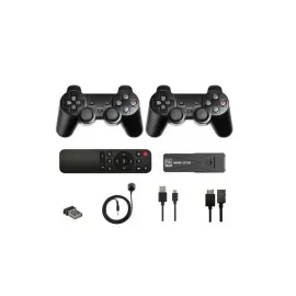 Game Stick Çift Oyun Konsolu Smart Tv Game Box 8K Ultra Hd 64 Gb