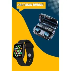 Kaliteli Akıllı Saat Ve Kaliteli Bluetooth Kulaklık Anc Özelliği Uzun Pil Ömrü