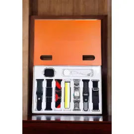 Akıllı Saat 7 Kordonlu Bildirim Görebilen Metal Kordon GPS Özelliği