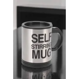 Yazılı Mug Kupa Karıştırıcı Özelliği Ve Paslanmaz Çelik