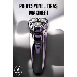 Profesyonel Şarjlı Saç Ve Sakal Tıraş Makinesi Hassas Kesim