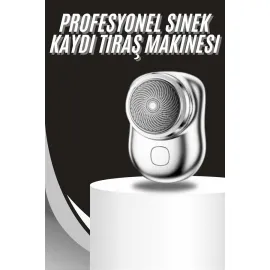 Kablosuz Tıraş Makinesi Günlük Hızlı Taşınabilir Şarjlı Yuvarlak Paslanmaz Çelik