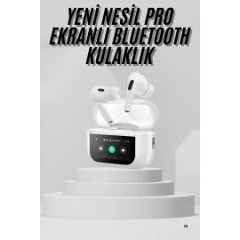 Dokunmatik Ekranlı Air Pro 2 ANC Kulaklık Kablosuz Çok Fonksiyonlu
