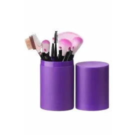 12 Parça Profesyonel Makyaj Fırçası Far Fırçası Allık Fırçası Yumuşak Kıllı