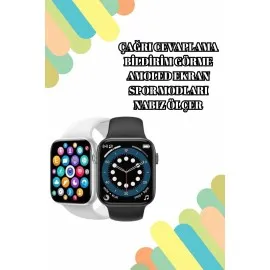 2025 Model Akıllı Saat Ve Bluetooth Kulaklık 5.0 Bluetooth Bağlantılı Dokunmatik Ekran