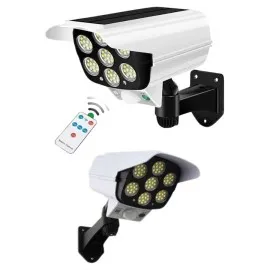 Solar Bahçe Aydınlatması Hareket Sensörlü Uzaktan Kumandalı Kamera Görünümlü