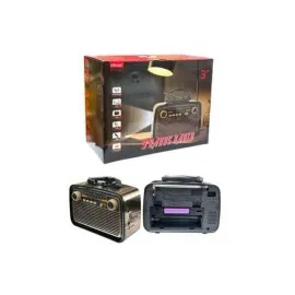 Müzik Kutusu Bluetooth Bağlantılı El Fenerli Nostaljik Tasarım Radyo