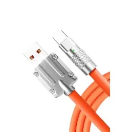 3 İn 1 Süper Hızlı Şarj Kablosu Android Ve İos Uyumlu Silikon Şarj Kablosu