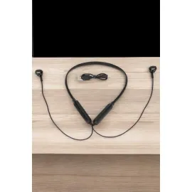 Kablolu Boyun Askılı Dijital Göstergeli Bluetooth Kulaklığı 60 Saat