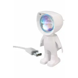 Gün Batımı Projektör Lamba Astronot Görünümlü Dekoratif Masa Lambası