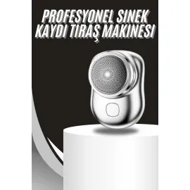 Kablosuz Tıraş Makinesi Günlük Hızlı Taşınabilir Şarjlı Yuvarlak Paslanmaz Çelik