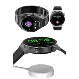 Çoklu Kordon Hediyeli Akıllı Saat Çağrı Cevaplama Müzik Dinleme Dokunmatik Ekran