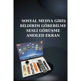 2025 Model Akıllı Saat Ve Yeni Nesil Pro Bluetooth Kulaklık Anc Özelliği