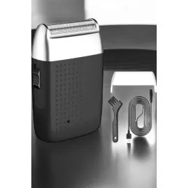 Tıraş Makinesi Sinek Kaydı Paslanmaz Çelik Taşınabilir Şarjlı