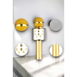 Taşınabilir Bluetooth Karaoke Mikrofon: Hafıza Kart Girişli, Etkileyici Performans